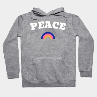 Peace Rainbow Retro Hoodie